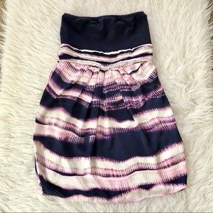 Wow Couture blue & pink mini dress, Medium